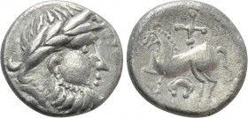 EASTERN EUROPE. Imitations of Philip II of Macedon. Drachm (3rd-2nd centuries BC). "Kugelwange" type.
