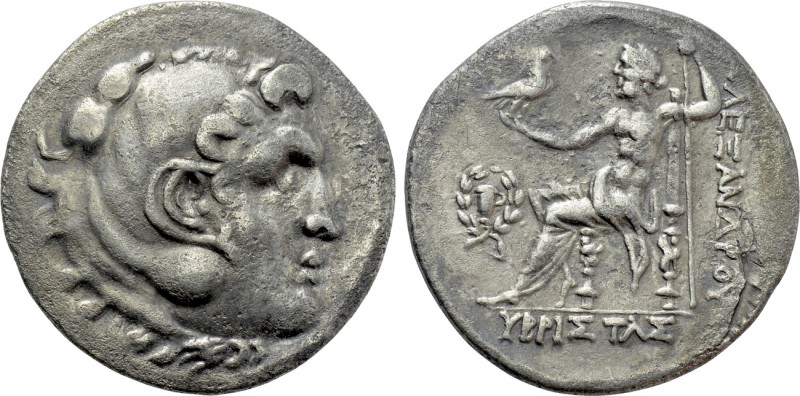 KINGS OF MACEDON. Alexander III 'the Great' (336-323 BC). Tetradrachm. Kyme. 
...