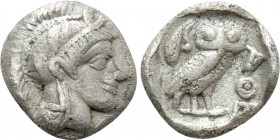ATTICA. Athens. Obol (Circa 454-404 BC).