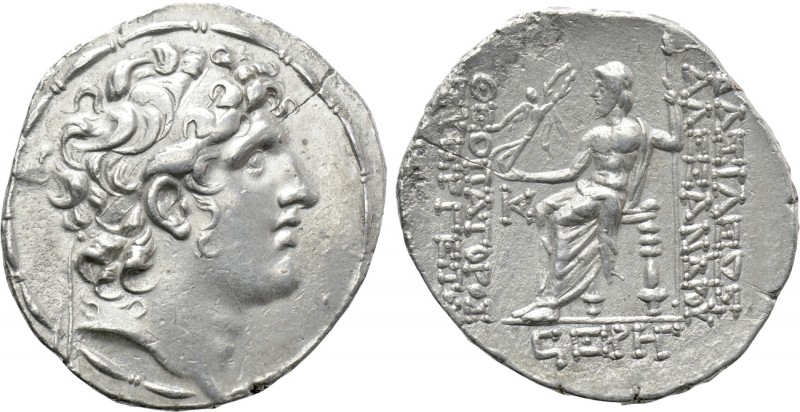 SELEUKID KINGDOM. Alexander I Balas (152-145 BC). Tetradrachm. Antioch on the Or...