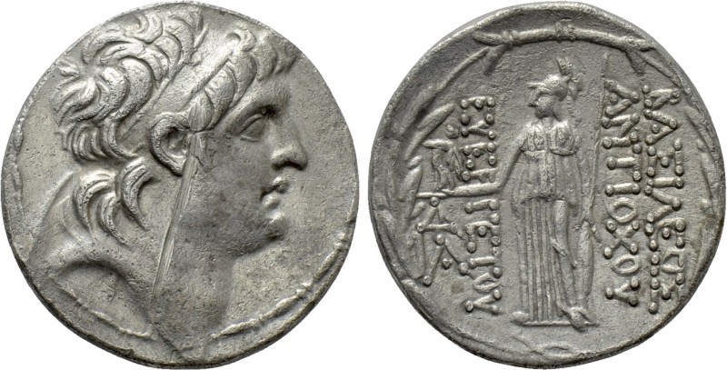 SELEUKID KINGDOM. Antiochos VII Euergetes (Sidetes) (138-129 BC). Tetradrachm. C...