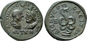 MOESIA INFERIOR. Dionysopolis. Gordian III (238-244), with Serapis. Ae Pentassarion.