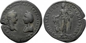 MOESIA INFERIOR. Marcianopolis. Elagabalus (218-222), with Julia Maesa. Ae.