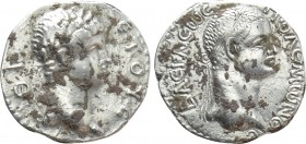 KINGS OF PONTUS. Polemo II with Nero (38-64). Drachm. Dated RY 19 (56/7).
