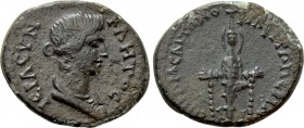 LYDIA. Nicaea Cilbianorum (Cilbiani Inferiores). Pseudo-autonomous. Time of the Antonines (138-192). Ae. Klaudios Melitonos, magistrate.