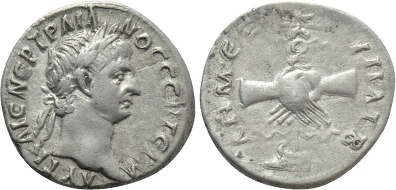 CAPPADOCIA. Caesarea. Trajan (98-117). Drachm. 

Obv: ΑΥΤ ΚΑΙϹ ΝΕΡ ΤΡΑΙΑΝΟϹ ϹΕ...