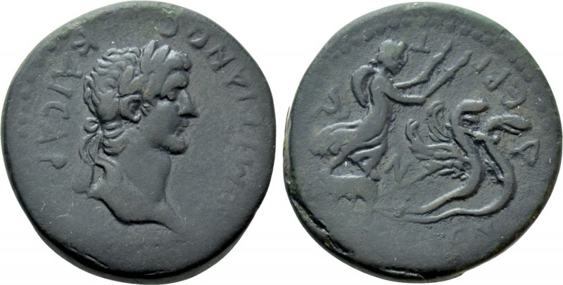 CILICIA. Celenderis. Domitian (81-96). Ae Assarion. 

Obv: ΔOMITIANOC KAICAP. ...