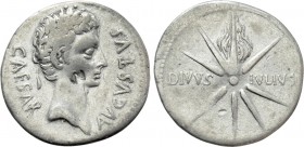AUGUSTUS (27 BC-14 AD). Denarius. Uncertain mint in Spain (Colonia Caesaraugusta?).