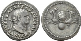 DIVUS VESPASIAN (Died 79). Denarius. Rome.