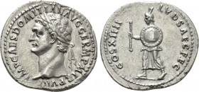 DOMITIAN (81-96). Denarius. Rome. Saecular Games issue.