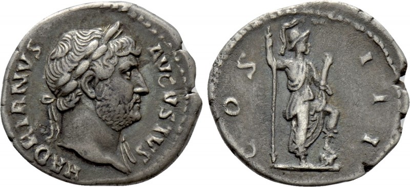 HADRIAN (117-138). Denarius. Rome. 

Obv: HADRIANVS AVGVSTVS. 
Laureate bust ...