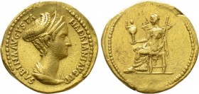 SABINA (Augusta, 128-137). Aureus. Rome.