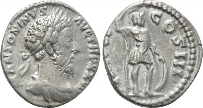 MARCUS AURELIUS (161-180). Denarius. Rome. 

Obv: M ANTONINVS AVG TR P XXVII. ...