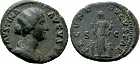 FAUSTINA II (Augusta, 147-175). Dupondius or As. Rome.