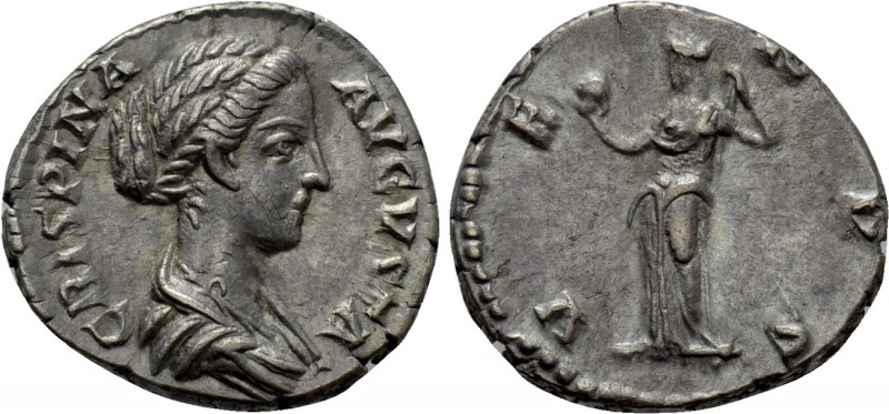 CRISPINA (Augusta, 178-182). Denarius. Rome. 

Obv: CRISPINA AVGVSTA. 
Draped...