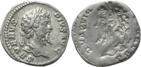 SEPTIMIUS SEVERUS (193-211). Denarius. Rome. Obverse brockage.