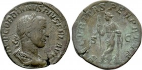 GORDIAN III (238-244). Sestertius. Rome.