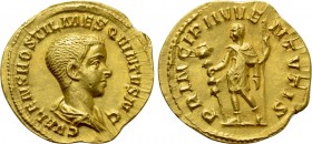HOSTILIAN (Caesar, 250-251). Aureus. Rome.