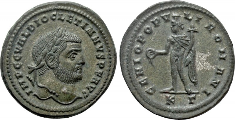 DIOCLETIAN (284-305). Follis. Cyzicus. 

Obv: IMP C C VAL DIOCLETIANVS P F AVG...