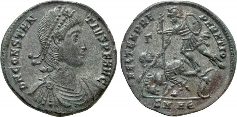 CONSTANTIUS II (337-361). Ae. Nicomedia. 

Obv: D N CONSTANTIVS P F AVG. 
Dia...