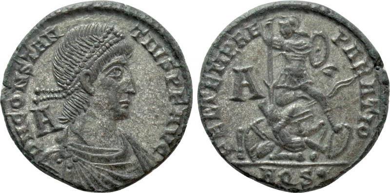 CONSTANTIUS II (337-361). Ae. Aquileia. 

Obv: D N CONSTANTIVS P F AVG / A. 
...