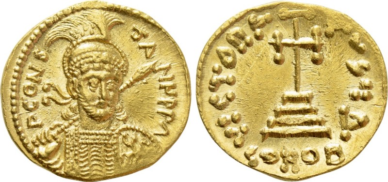CONSTANTINE IV POGONATUS (668-685). GOLD Solidus. Constantinople. 

Obv: P CON...