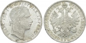 Austrian Empire. Franz Joseph I (1848-1916). 1 Gulden / 1 Florin (1860). Vienna (Wien).