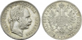Austrian Empire. Franz Joseph I (1848-1916). 1 Gulden / 1 Florin (1878). Wien (Vienna).