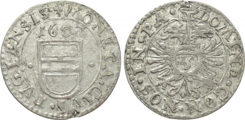 SWITZERLAND. Zug. Groschen (1602). 

Obv: MONETA CIVI TVGIENSIS. 
Coat of arm...