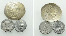 3 Ancient Coins (One Piece Broken).