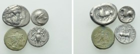 4 Celtic and Greek Coins.