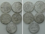 5 Coins of the Ottoman Empire.
