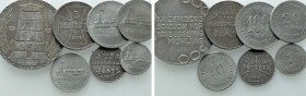 7 Coins " Gebiet des Oberbefehlshabers Ost " and POW Camp Mühling.