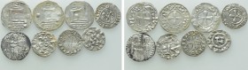 8 Medieval Coins.