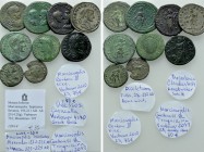 9 Roman Provincial and Imperial Coins.