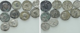 10 Roman Coins.