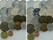 18 Coins; Roman Empire to Modern.