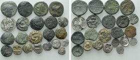 22 Celtic and Greek Coins.