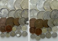 23 Coins of Denmark, Norway and Sweden.