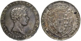 Firenze - Leopoldo II di Lorena (1824-1859) Mezzo Francescone 1829 - RARA - Notevole lustro di conio - Ag
qFDC