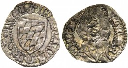 Aquileia - Ludovico II (1412-1420) - Denaro o soldo - MIR 59 - Ag gr.0,62 
MB+