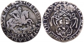 Ferrara - Paolo V (1605-1621) Giulio 1620 - Munt.219 - RR MOLTO RARA - Ag gr.2,4 
MB+/qBB