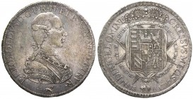 Firenze - Pietro Leopoldo di Lorena (1765-1790) Francescone Serie "Senile" 1790 - RARO - CNI 182/4 - Ag gr.27,26 
BB/qSPL