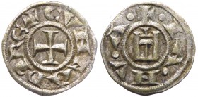 Genova - Repubblica Genovese (1139-1339) Denaro con Castello