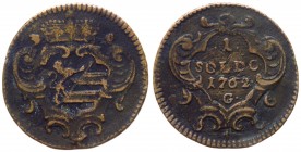 Gorizia - Maria Teresa d'Austria (1740-1780) 1 soldo 1762 segno G - Cu gr. 3,26 
MB/qBB