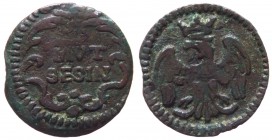 Modena - Rinaldo D'Este (1694-1737) Sesino con aquila estense - MIR.841/a - Cu gr.0,82 
BB