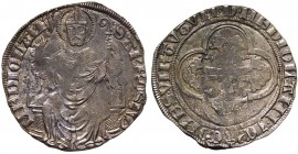 Milano - Gian Galeazzo Visconti (1378-1402) Grosso o Pegione - Tipo con Croce - Cr.7 - Ag gr.2,36