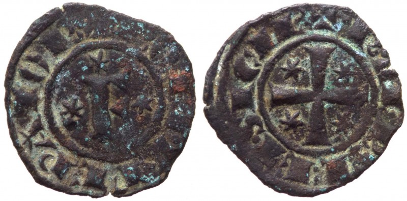 Regno di Sicilia - Brindisi - Federico II Imperatore (1220-1250) Denaro "F" tra ...