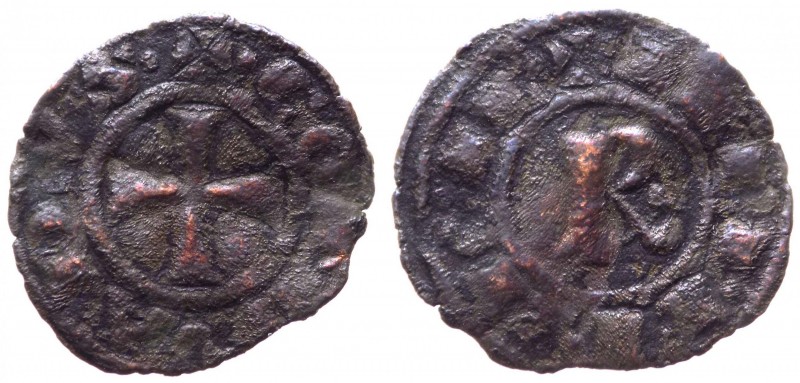 Regno di Sicilia - Corrado I (1250-1254) Denaro "Rx" - Spahr.153 gr.0,55