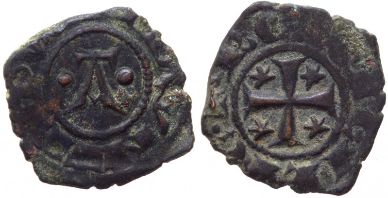 Regno di Sicilia - Brindisi - Manfredi (1258-1266) Denaro del tipo "A" - Spahr.1...